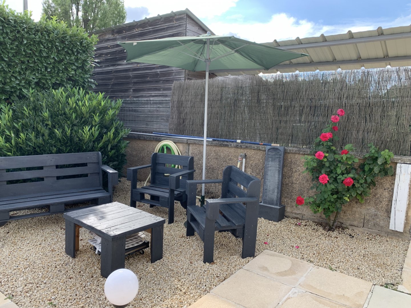Terrasse grande chambre